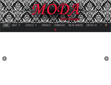 Tablet Screenshot of modahairdesign.com